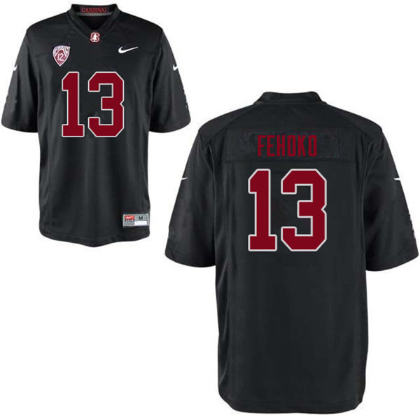Men #13 Simi Fehoko Stanford Cardinal College Football Jerseys Sale-Black